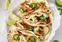 Grilled Salmon Tacos with Creamy Avocado Lime Crema