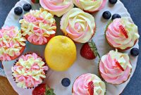 Strawberry Lemonade Cupcakes Recipe with Zesty Citrus Frosting