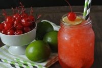 Low-Calorie Cherry Limeade Slush That’ll Make You Smile