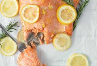 15-Minute Baked Lemon Butter Salmon Recipe