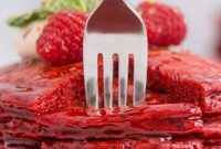 Red Velvet Pancakes Recipe with Video Tutorial