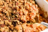 Sweet Potato Casserole Made with Canned Yams — Quick Holiday Side
