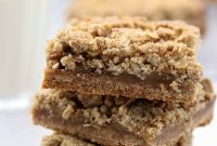 Apple Oat & Rye Crumble Bars — Autumn Fruit Slice Recipe