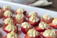 Savory Deviled Strawberries: Spicy Cream Cheese Appetizer