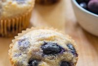 Sourdough Discard Blueberry Muffins Recipe With Tangy Crumb