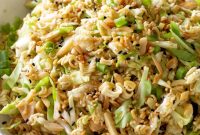 Crispy Ramen Noodle Salad with Sesame Ginger Dressing