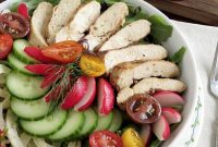 Keto Herb-Grilled Chicken Salad with Zesty Lemon Vinaigrette