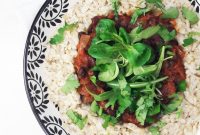 Cajun Brown Rice and Beans with Spicy Sausage and Peppers