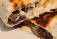 Smoky Prime Rib Quesadilla on a Blackstone Griddle (Leftovers)