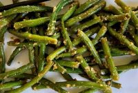 Crispy Asian-Style Green Beans with Garlic and Sesame Oil