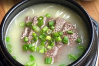 1-Hour Seolleongtang Recipe: Authentic Korean Ox Bone Soup