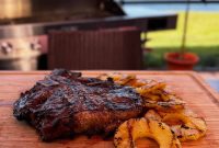 Hawaiian-Style Grilled T-Bone Steak with Pineapple Glaze