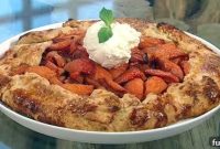 Apricot Ricotta Galette with Sea Salt Vanilla No‑Churn Ice Cream