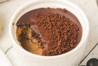 Cappuccino Crème Brûlée with Chocolate Drizzle