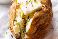 Crispy Air Fryer Baked Potatoes — Perfectly Fluffy Inside
