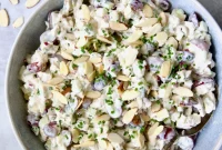 Creamy Chicken and Grape Salad with Crunchy Celery