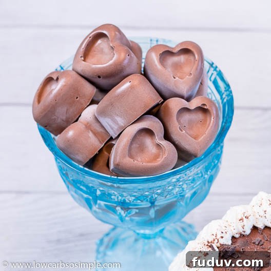 Frozen Chocolate Cheesecake Fat Bombs | Low-Carb, So Simple