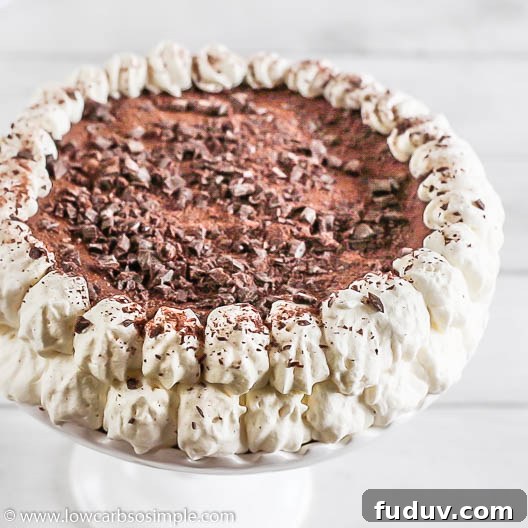 Rich Chocolate Cheesecake aka Chocolate Fat Bomb Cake | Low-Carb, So Simple