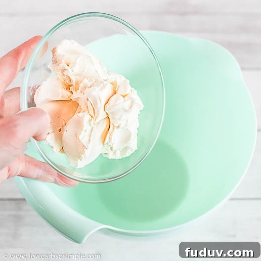 Adding Cream Cheese | Low-Carb, So Simple