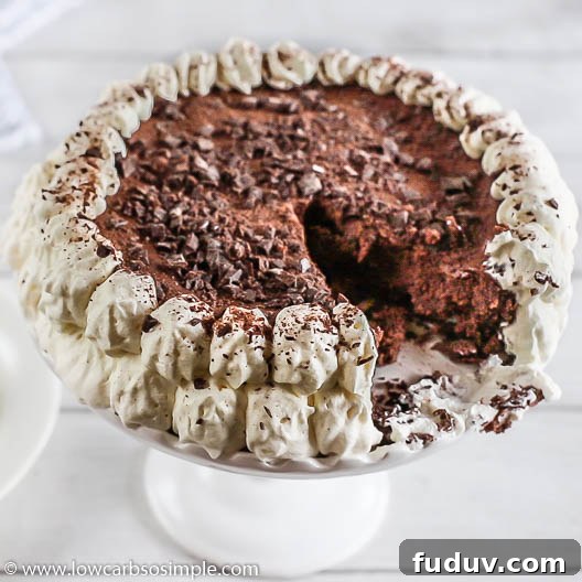 Rich Chocolate Cheesecake | Low-Carb, So Simple