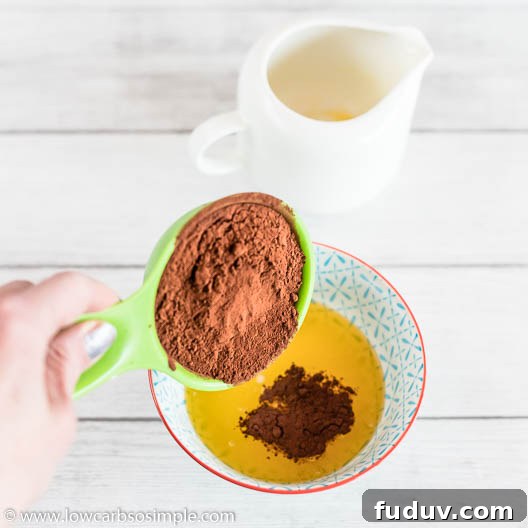 Adding Cacao Powder | Low-Carb, So Simple