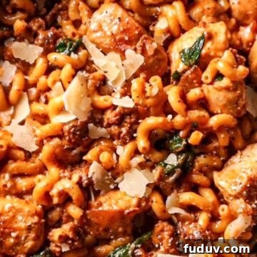 chicken & chorizo pasta
