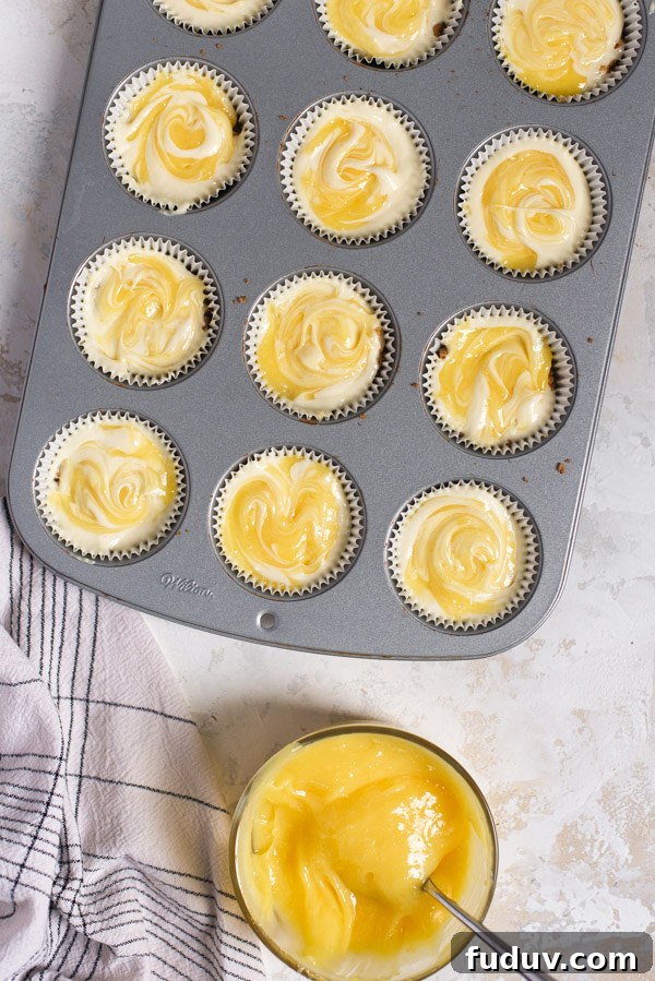 Mini Lemon Cheesecakes Recipe: Zesty Bite-Sized Desserts 9 Mini cheesecakes baked