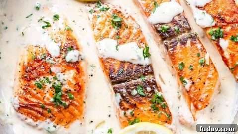 Creamy Garlic Salmon