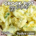 Easy Crock Pot Egg Salad no-peel method.