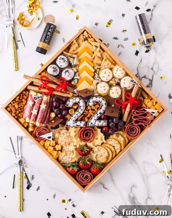 Family Fresh Meals more traditional charcuterie board with meat, cheese, fruit, and more.