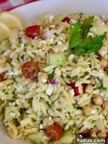 Lemon Orzo Salad