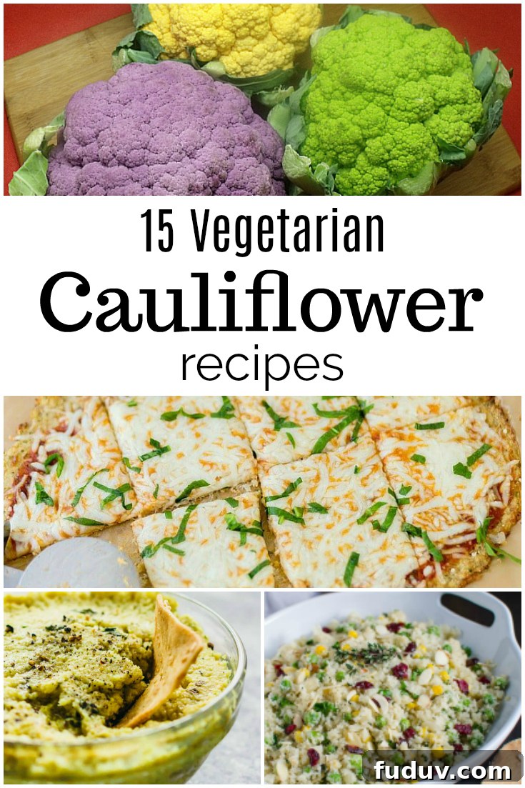 15 Delicious Vegetarian Cauliflower Recipes for Every Meal 9 15 Vegetarian Cauliflower Recipes - Food Blogger Recipe Round Up