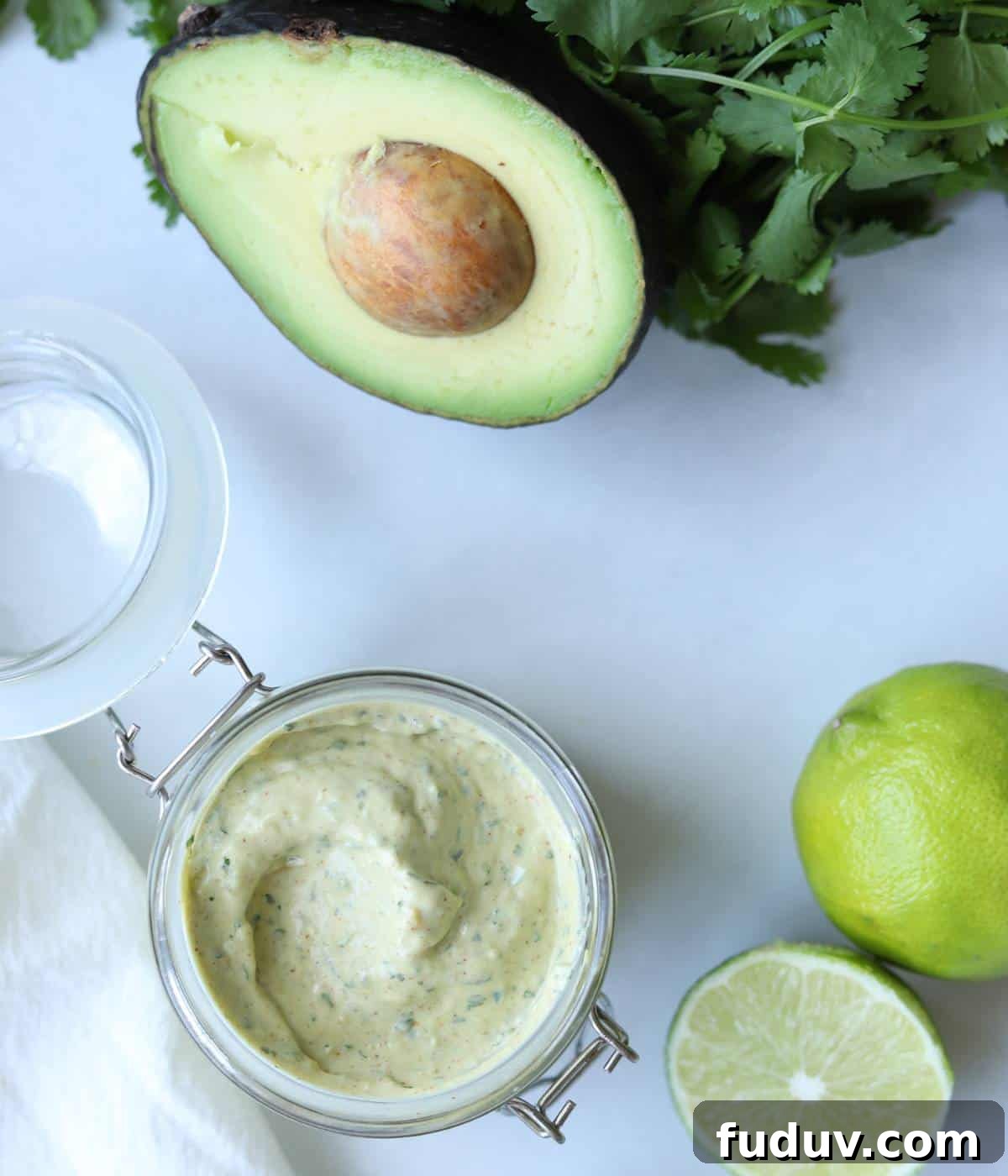 Creamy Lime Aioli Recipe — Zesty Sauce for Sandwiches & Seafood 6 Lime aioli in jar.