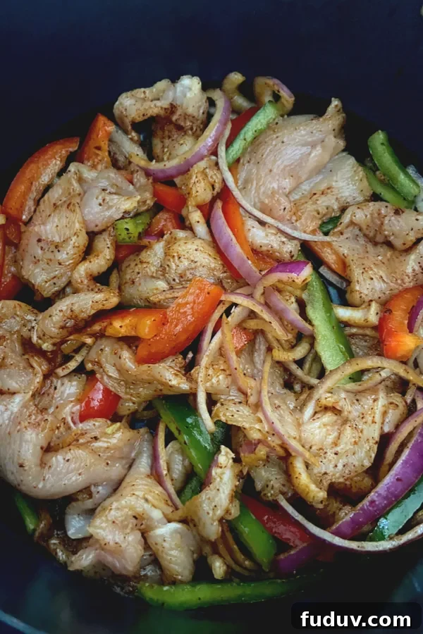 air fryer chicken fajitas 