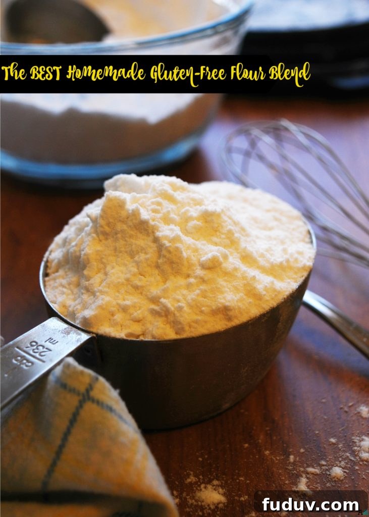 3-Ingredient Gluten-Free Flour Blend You Can Make at Home 6 The BEST homemade gluten-free flour blend. Recipe by AllergyAwesomeness.com