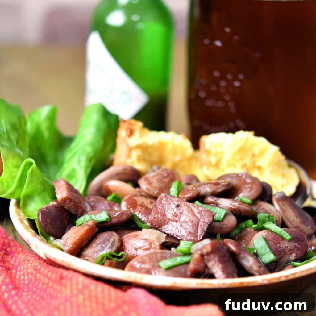 Instant Pot Lima Beans Recipe: Tender Beans in 30 Minutes 6 lima beans with ham served in a bowl