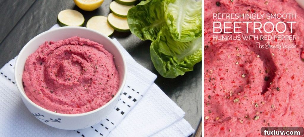 Vibrant Beet Hummus Recipe: Creamy, Tangy & Quick to Make 2 beet hummus 001