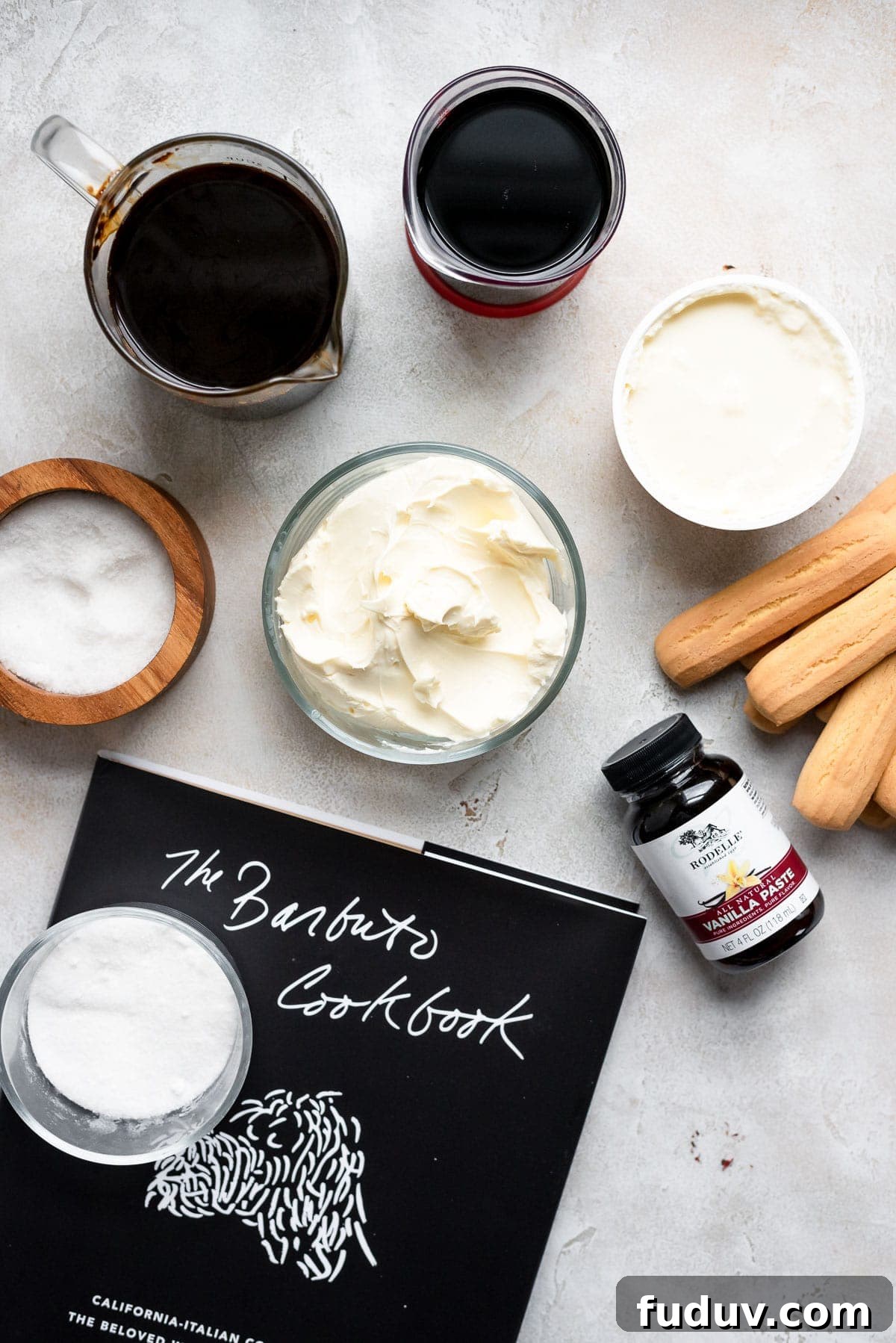 ingredients needed to make tiramisu