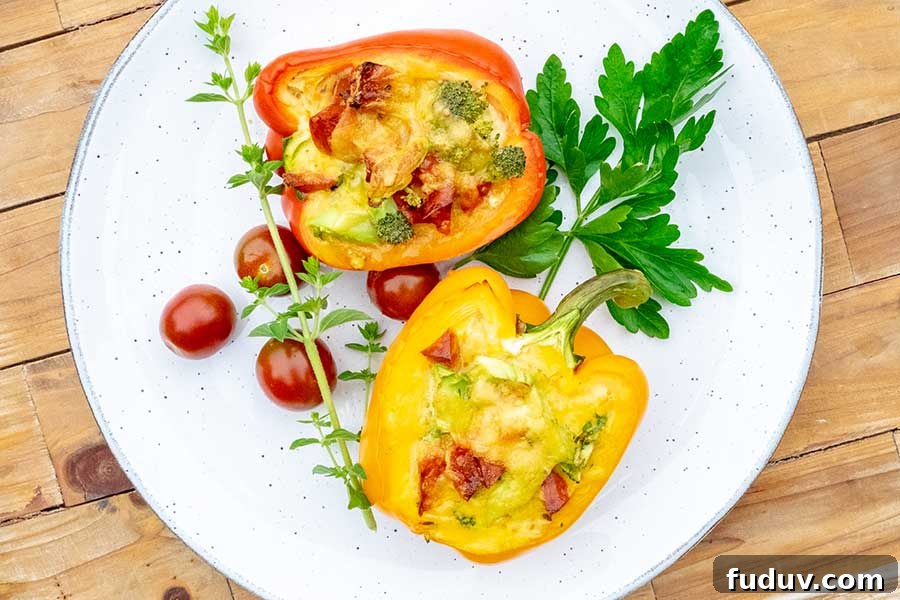 stuffed breakfast peppers for weight loss diet