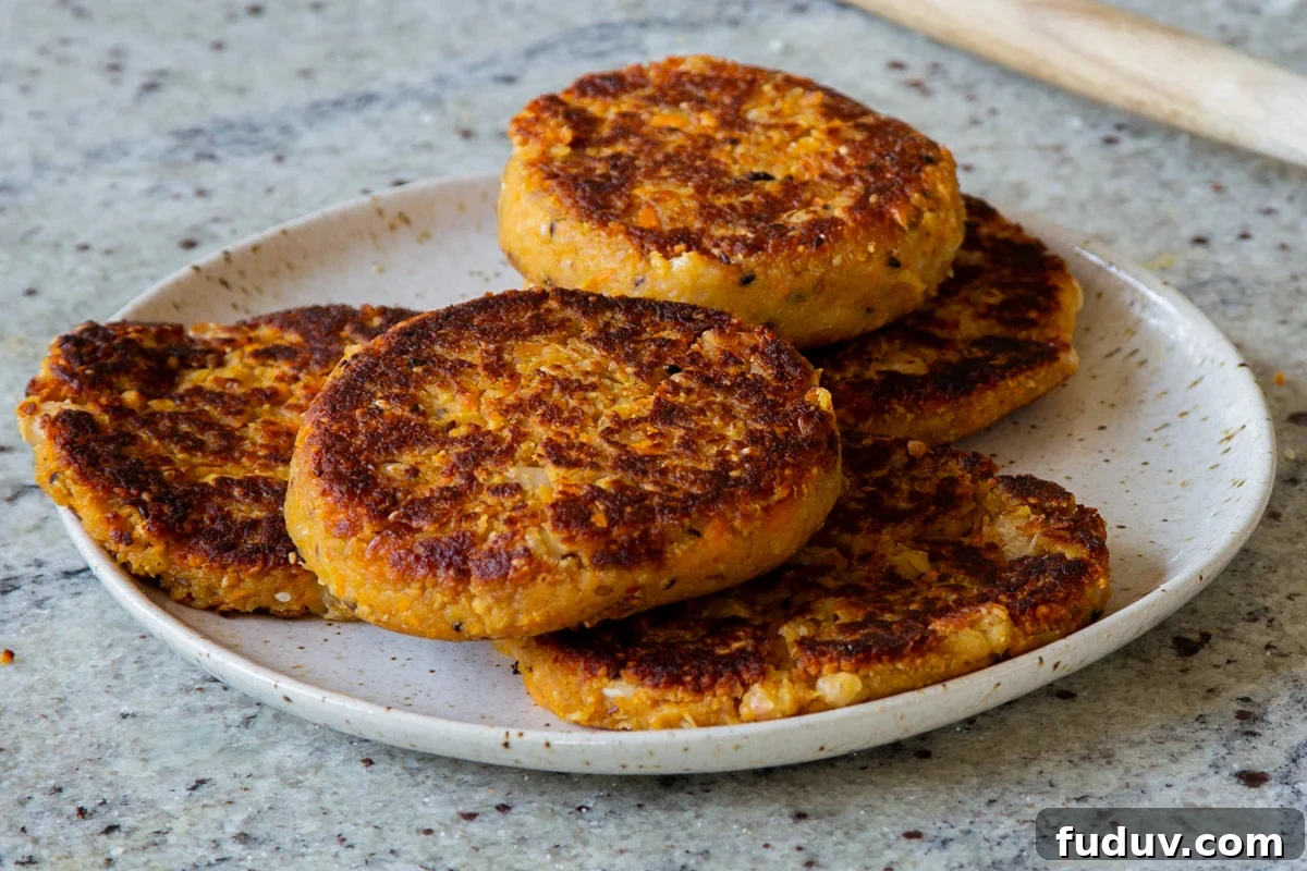 Peanut, Carrot & White Bean Burgers: Flavorful Veggie Patties 11 img 16846 13