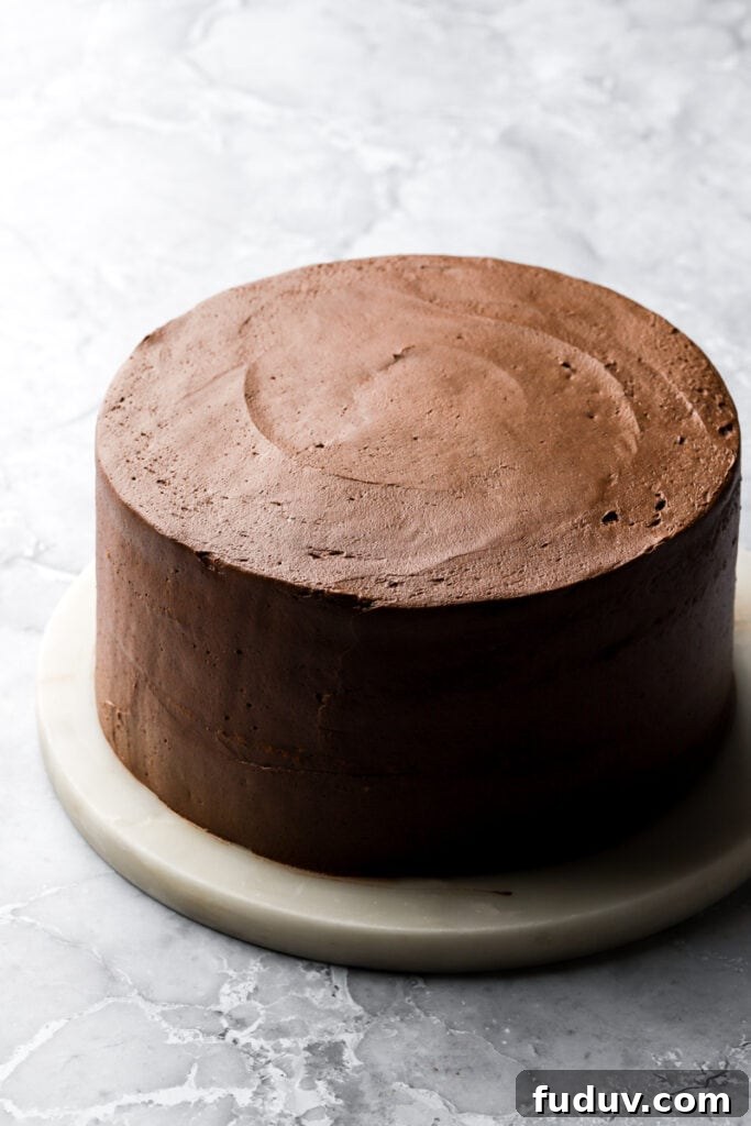 cake fully frosted