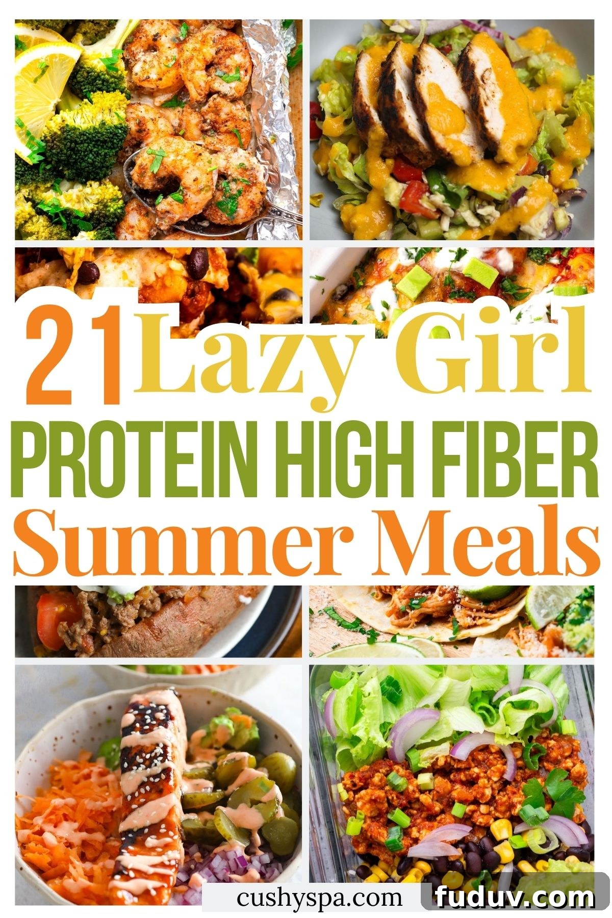 21 Lazy High Protein High Fiber Summer Meals