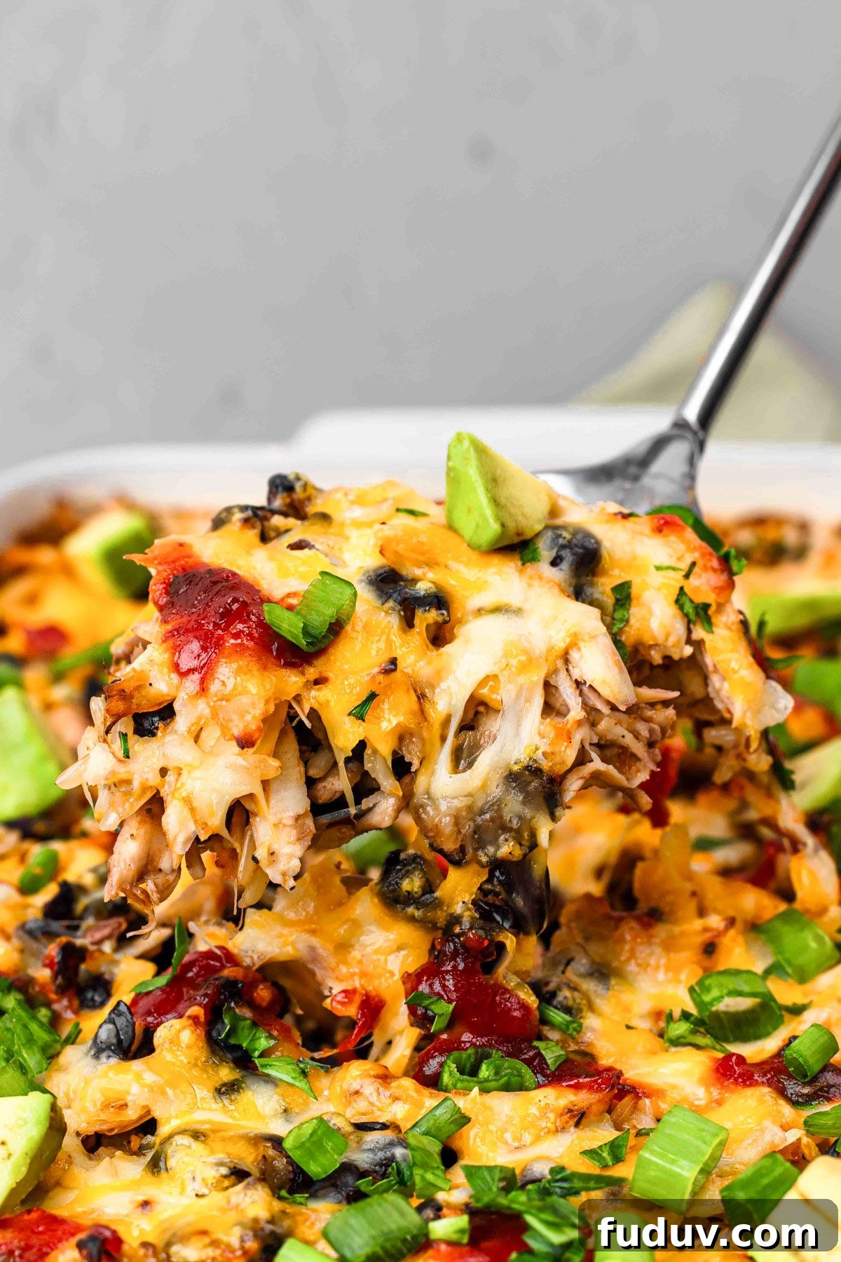 Chicken Burrito Casserole