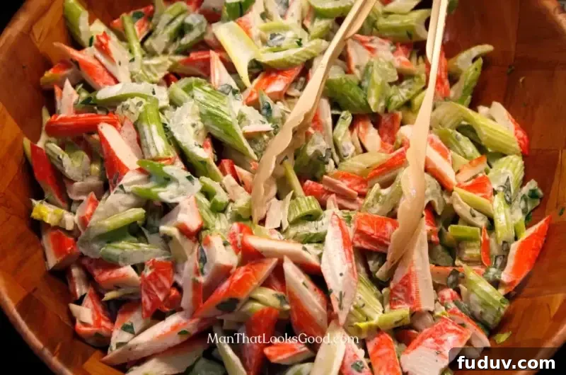 Golden Corral Crab Salad