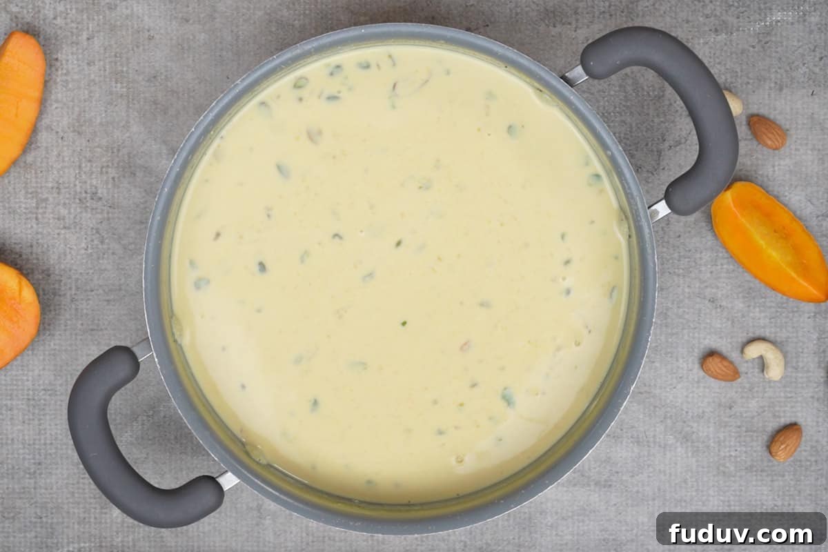 Creamy Mango Basundi Recipe: Authentic Indian Dessert Guide 7 Ready mango basundi.