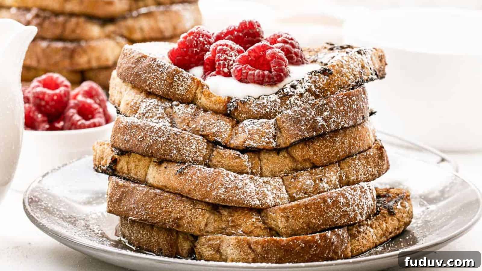 31 Cozy Cinnamon Recipes to Warm Your Home and Soul 17 Easy Vegan French Toast. Photo credit: Two City Vegans.