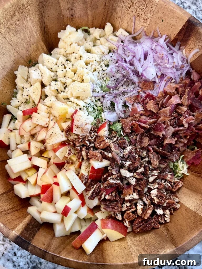 Brussels sprouts salad