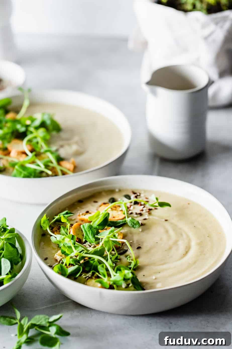 roasted cauliflower soup