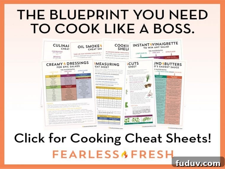 cooking cheat sheet