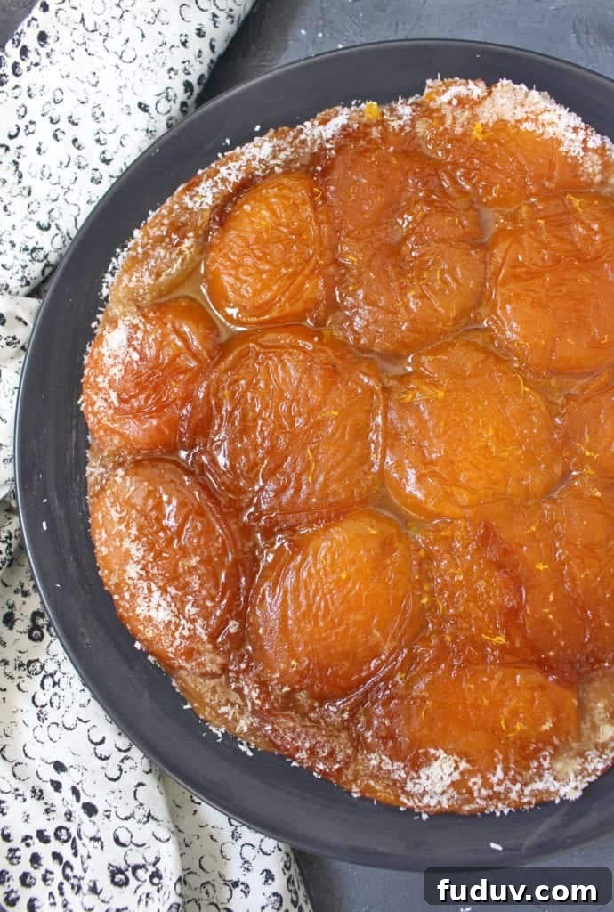 Caramelised Apricots from above